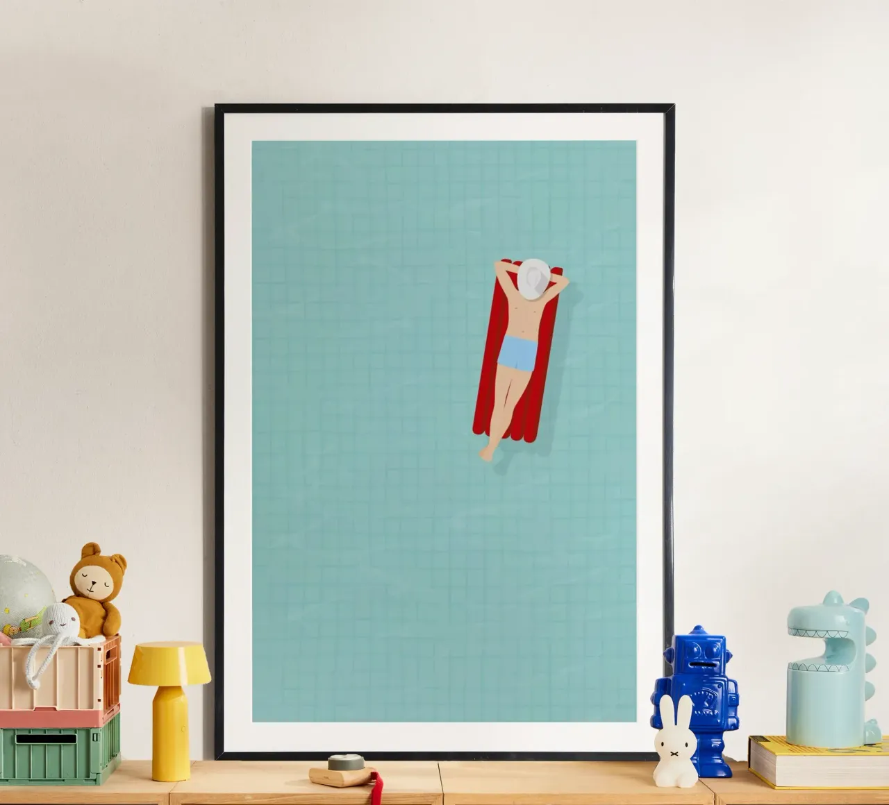 Luftmatratze poster con telaio in alluminio da Amy & Kurt