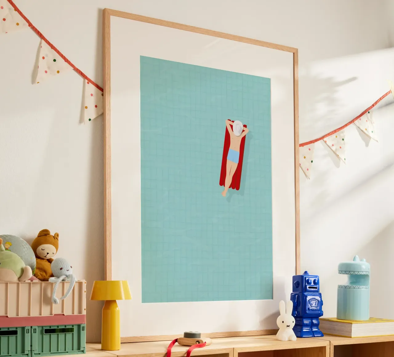 Luftmatratze poster con telaio in alluminio da Amy & Kurt