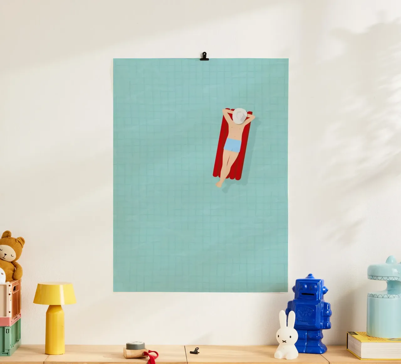 Luftmatratze poster con telaio in alluminio da Amy & Kurt