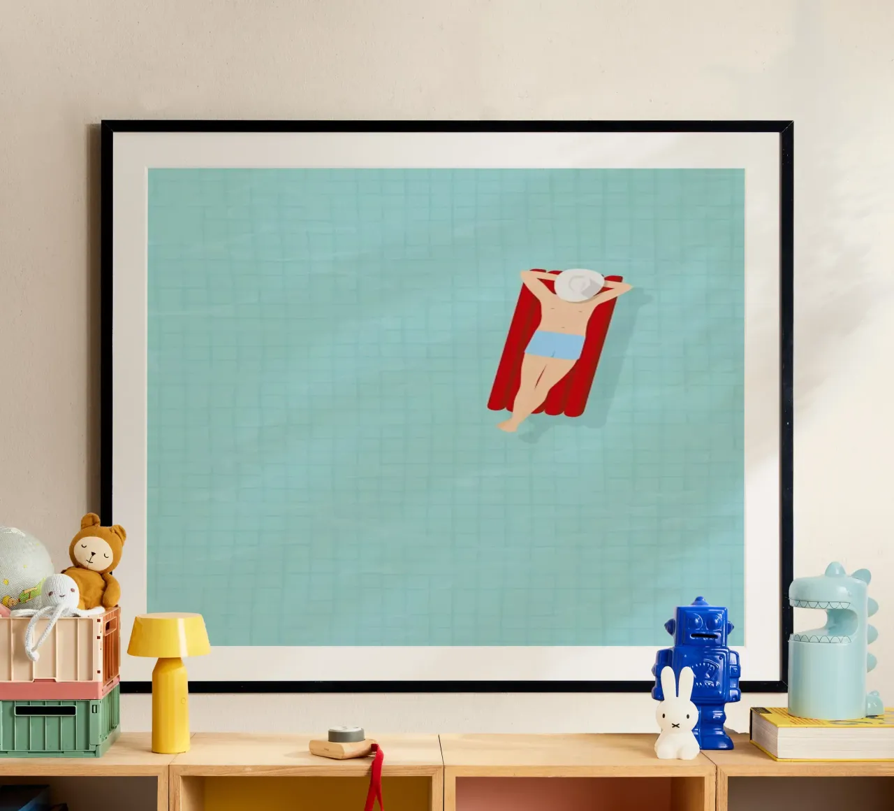Luftmatratze poster con telaio in alluminio da Amy & Kurt