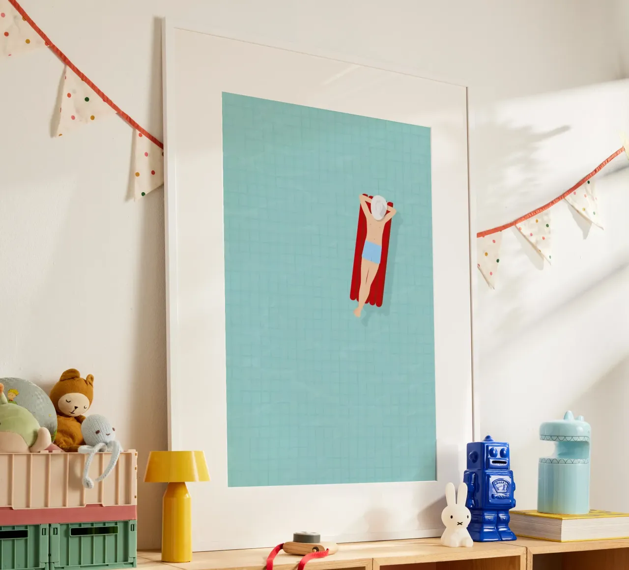 Luftmatratze poster con telaio in alluminio da Amy & Kurt