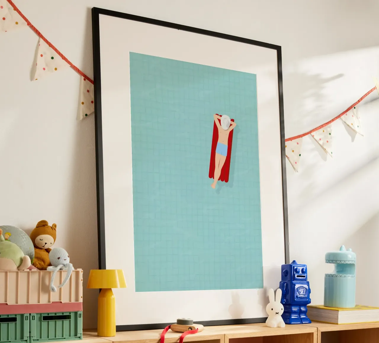 Luftmatratze poster con telaio in alluminio da Amy & Kurt