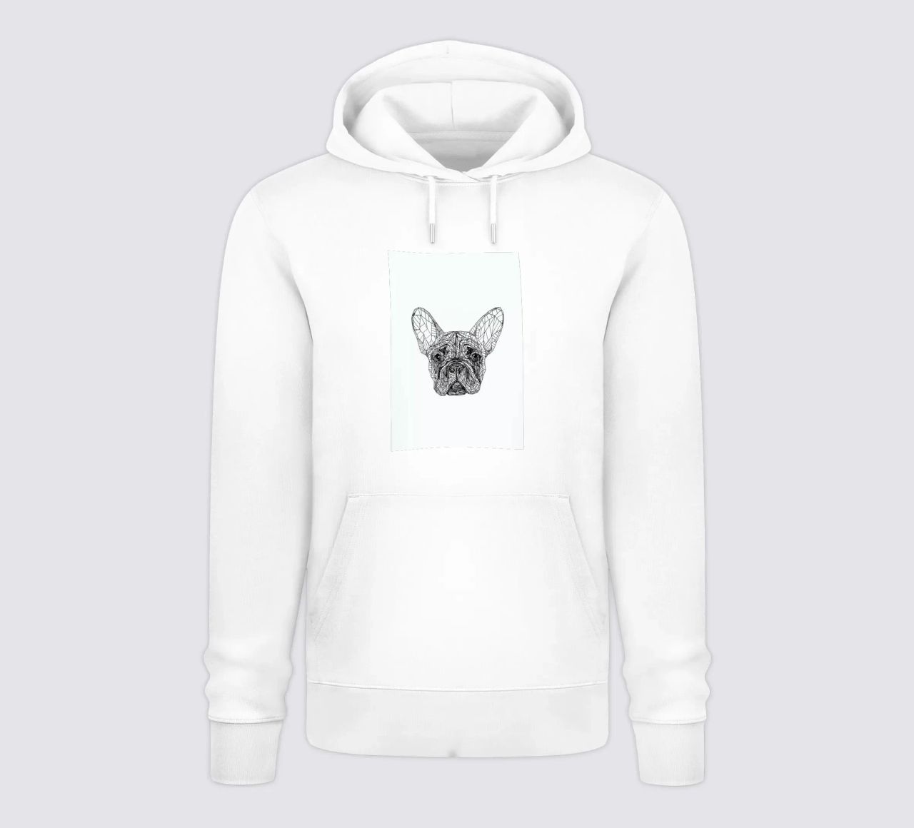 Frenchie felpa con cappuccio da Pen & Ink