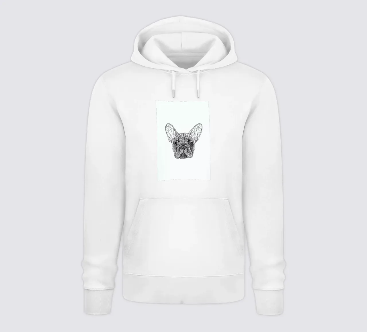 Frenchie felpa con cappuccio da Pen & Ink