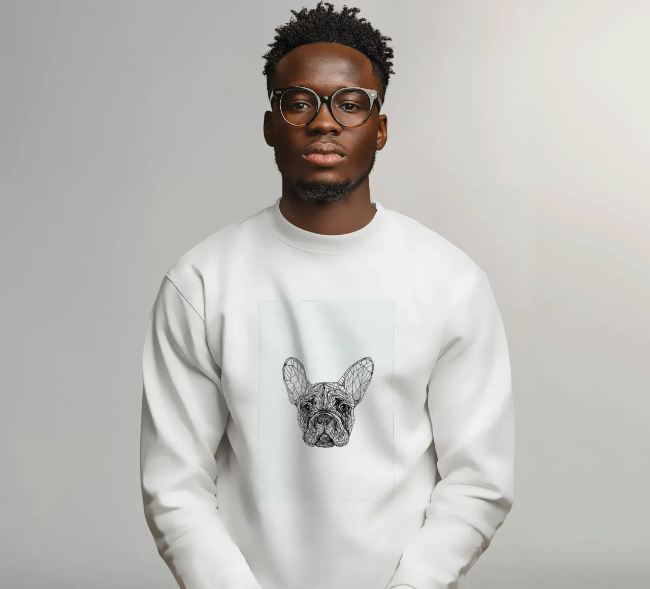 Frenchie Sweatshirt von Pen & Ink