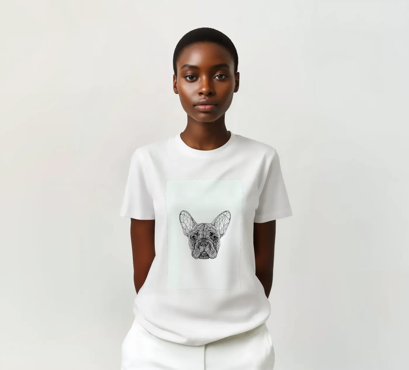Frenchie t-shirt da Pen & Ink