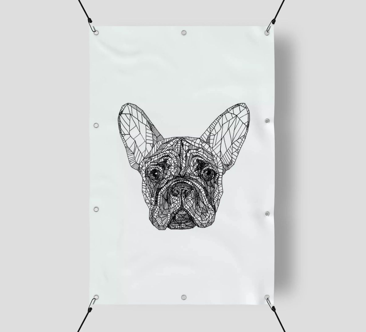 Frenchie telo in pvc da Pen & Ink
