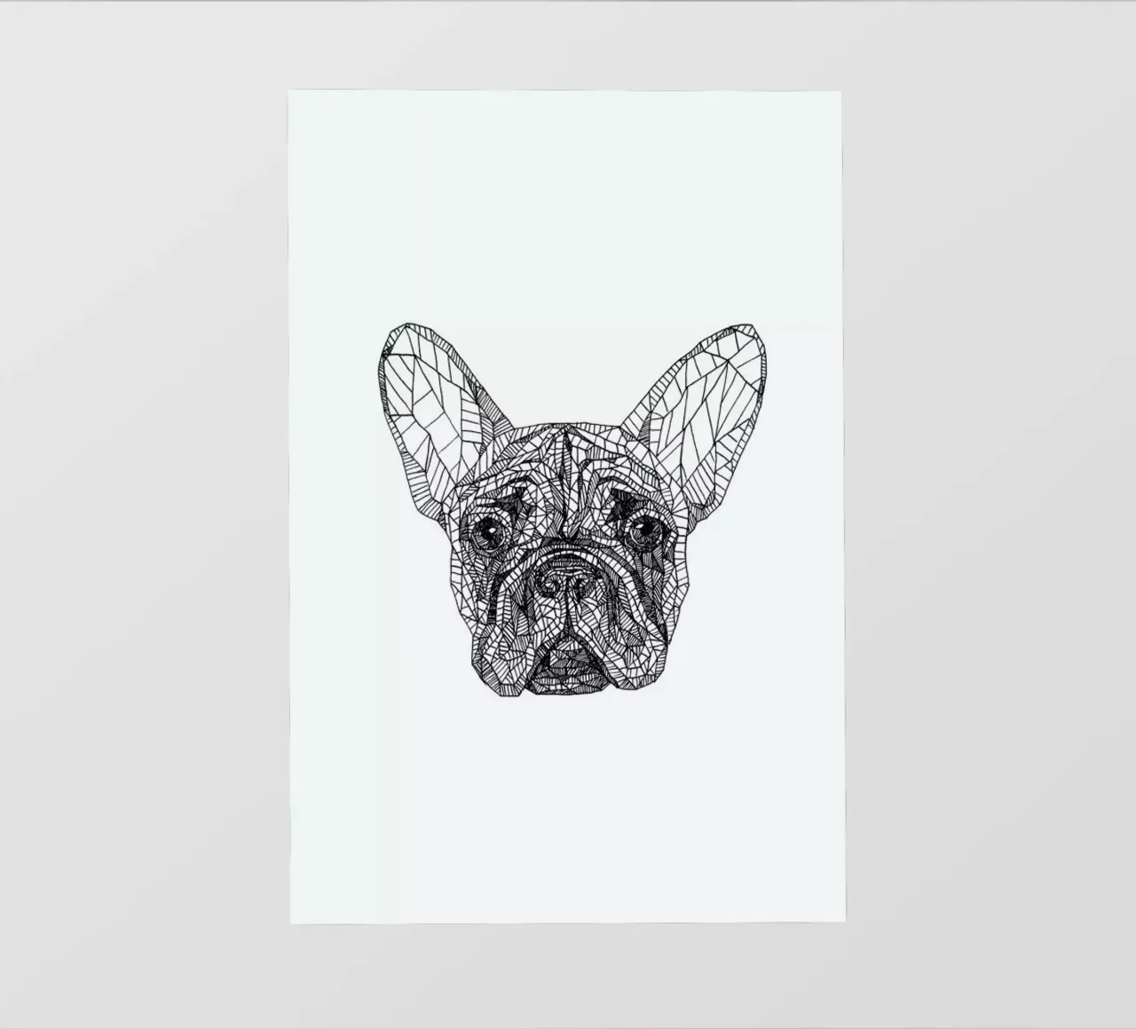 Frenchie telo in pvc da Pen & Ink
