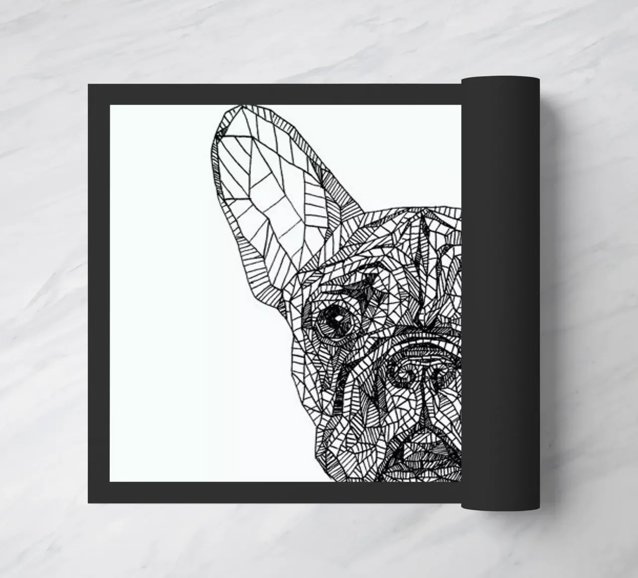 Frenchie zerbino da Pen & Ink