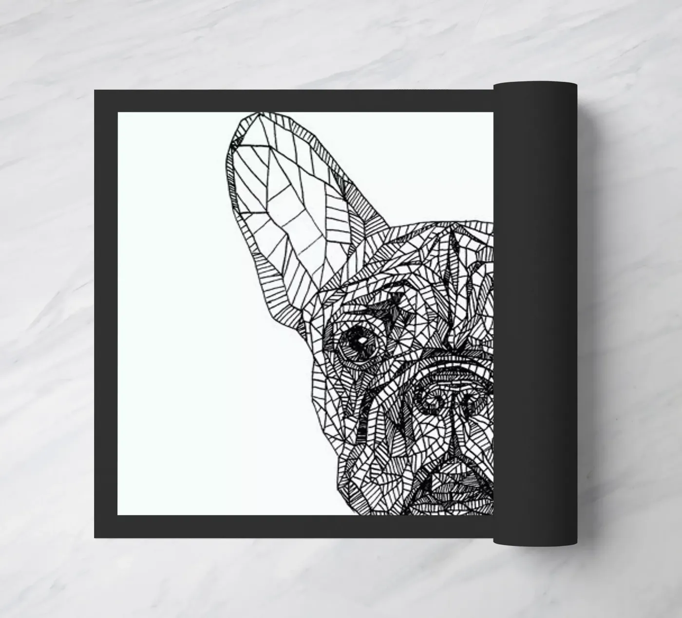 Frenchie deurmat van Pen & Ink