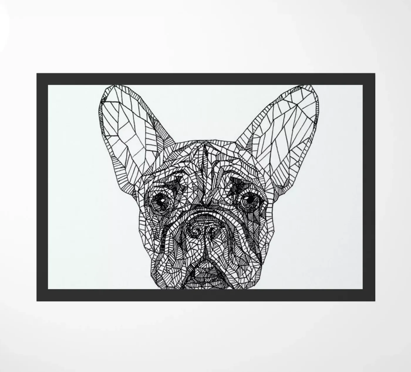 Frenchie deurmat van Pen & Ink