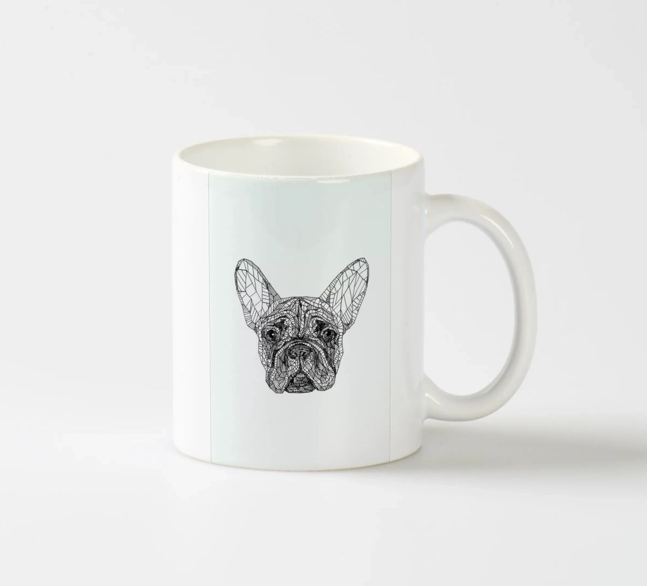Frenchie tazza in ceramica da Pen & Ink
