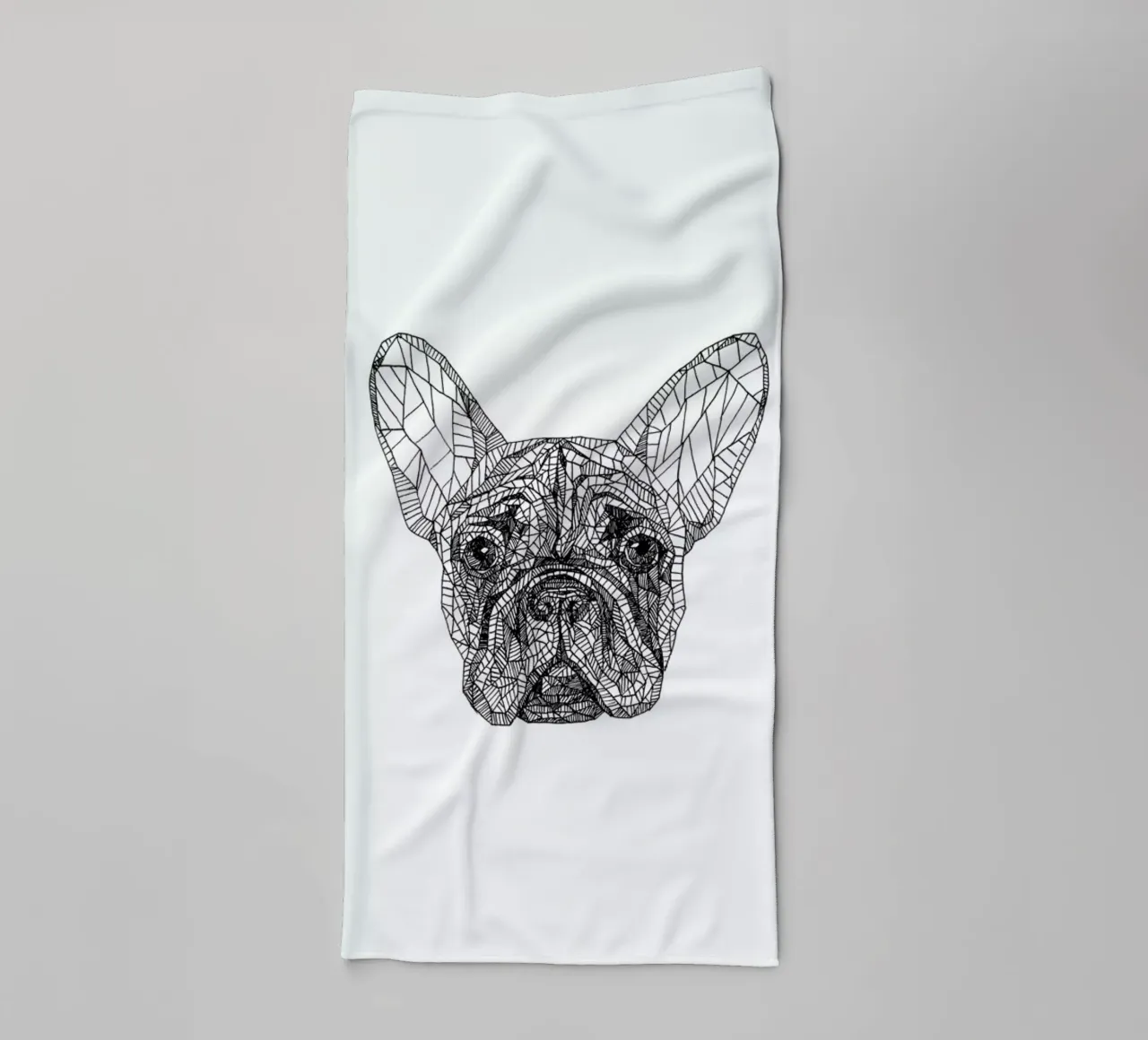 Frenchie Handtuch von Pen & Ink