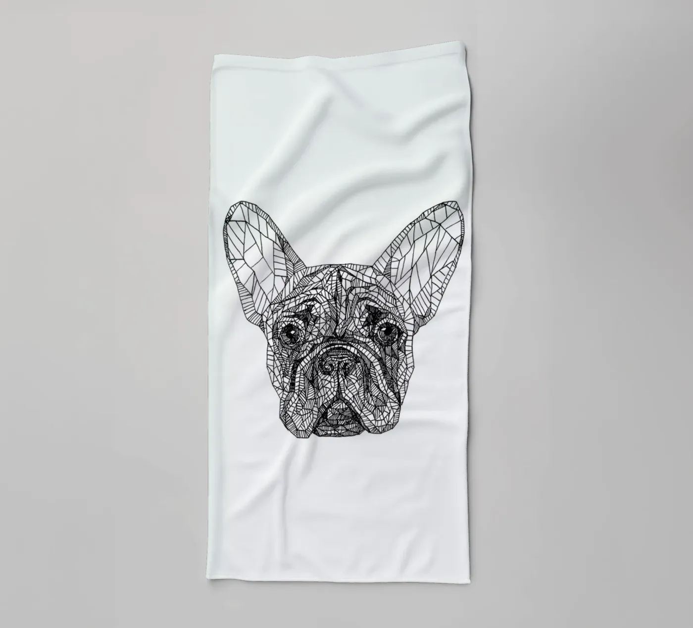 Frenchie towel by Pen & Ink