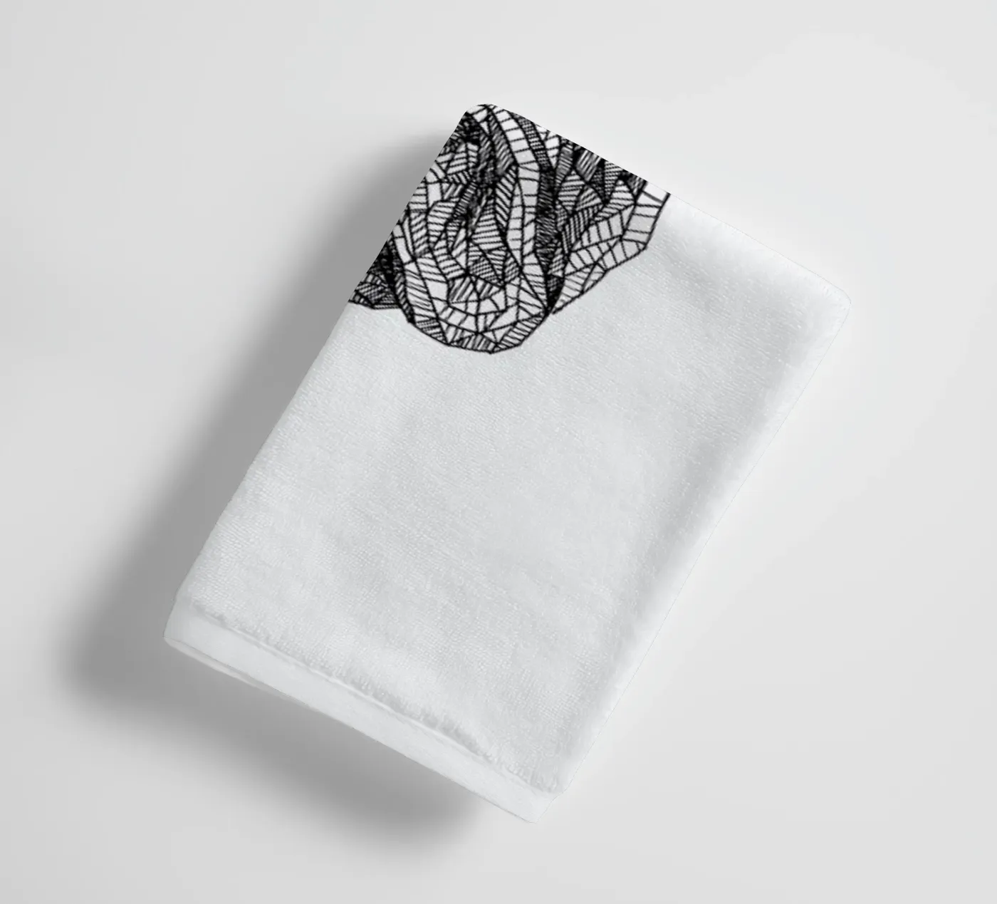 Frenchie towel by Pen & Ink