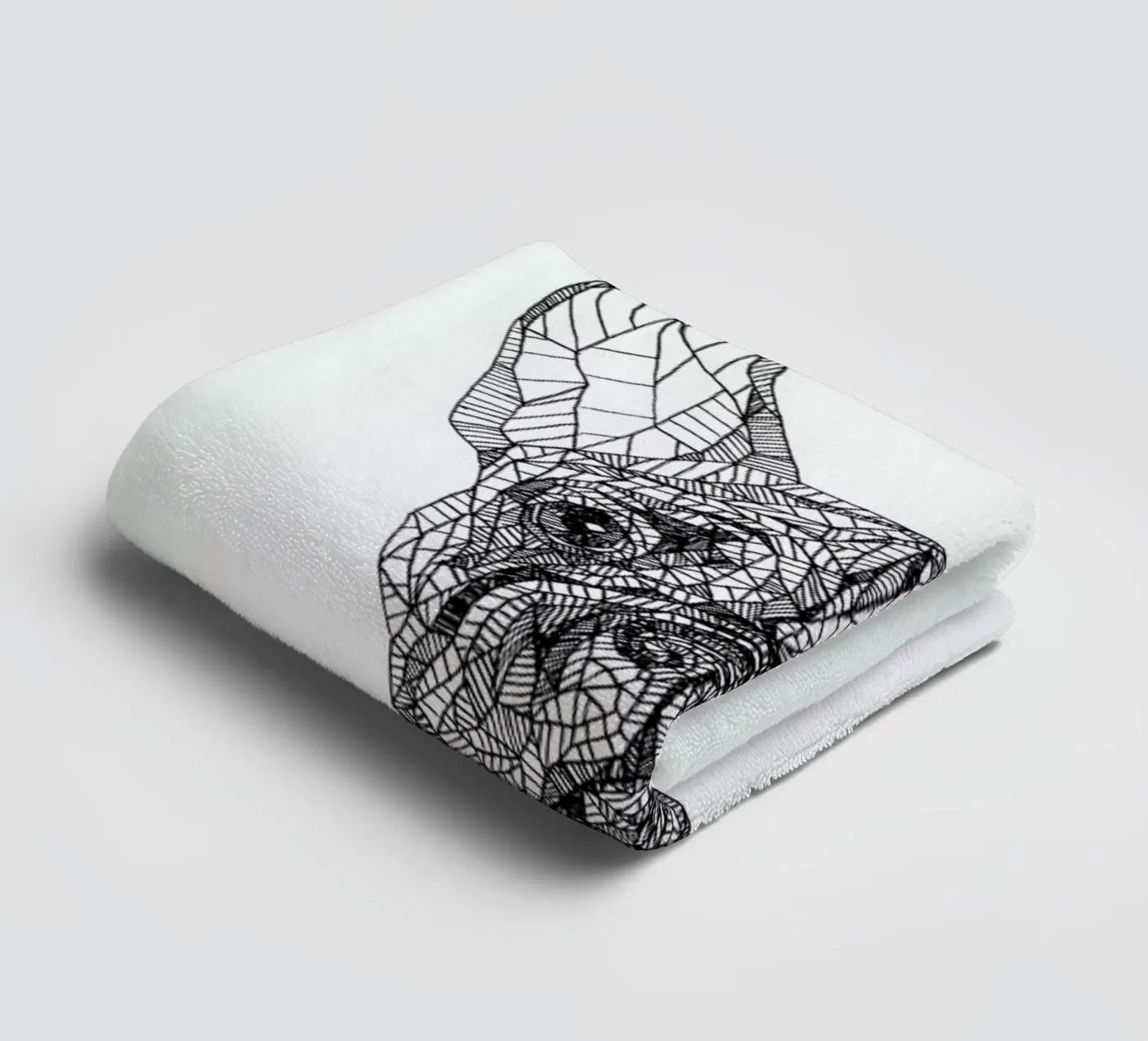 Frenchie towel by Pen & Ink