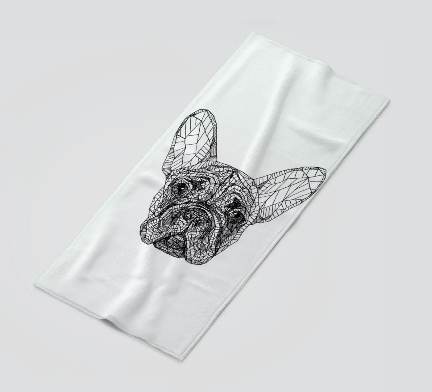 Frenchie telo mare da Pen & Ink