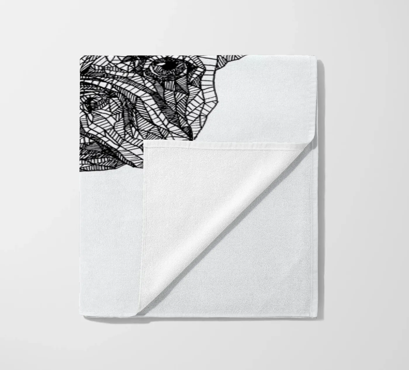 Frenchie telo mare da Pen & Ink