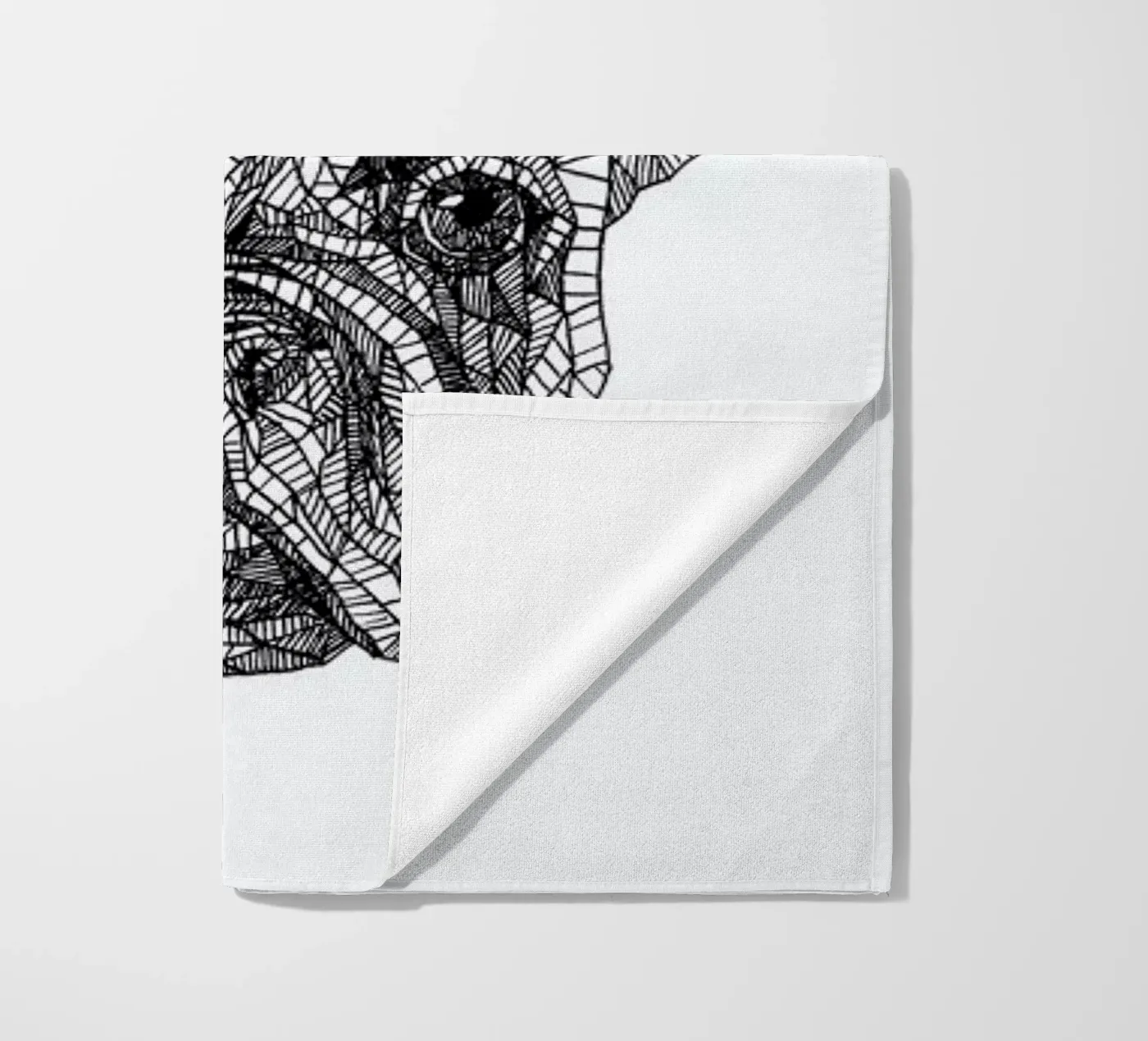 Frenchie telo mare da Pen & Ink