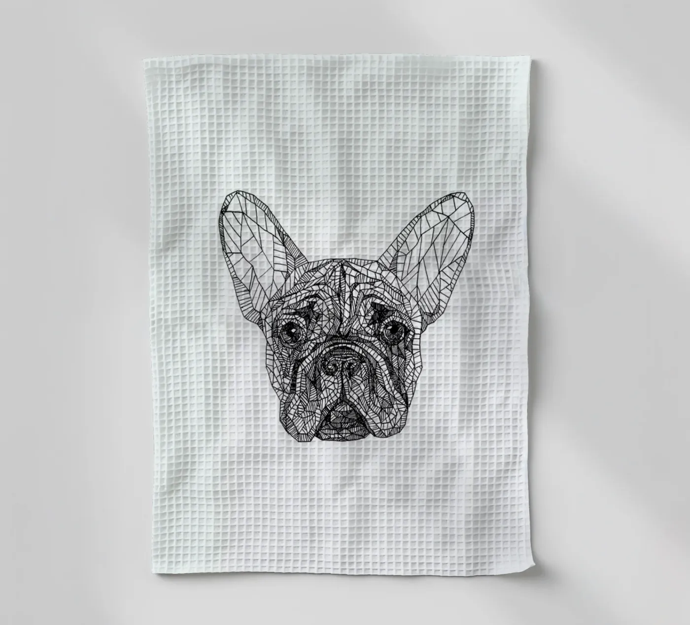 Frenchie Geschirrtuch von Pen & Ink