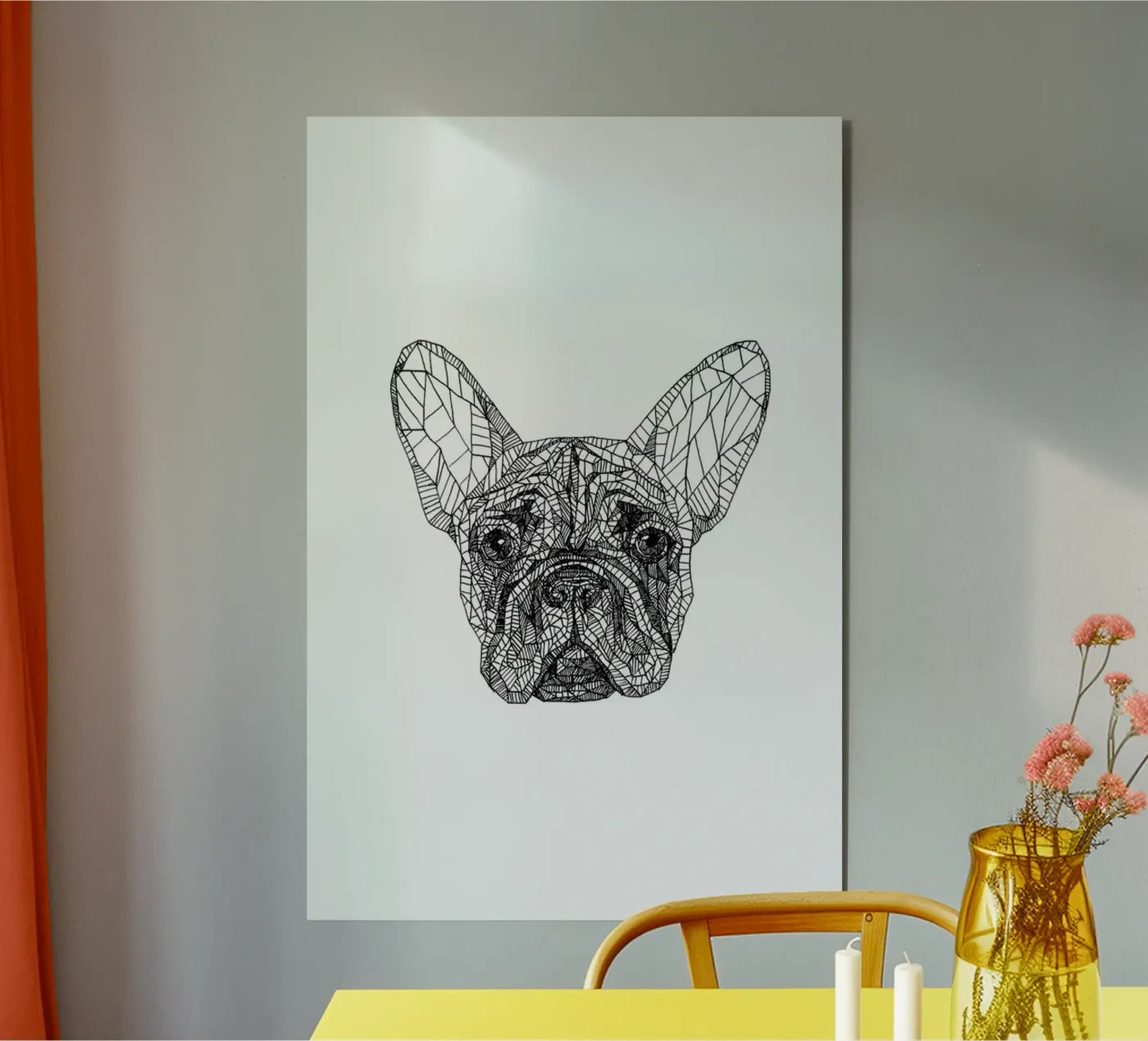 Frenchie panneau forex de Pen & Ink