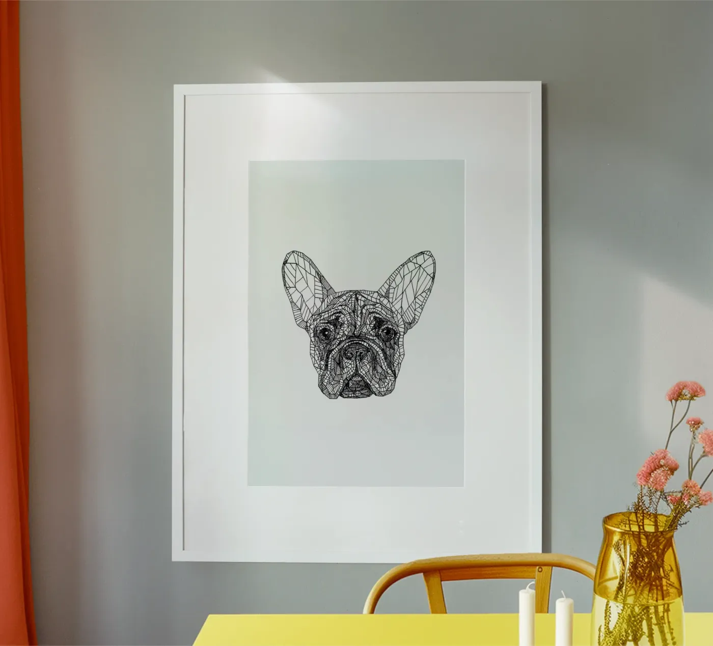 Frenchie poster da Pen & Ink