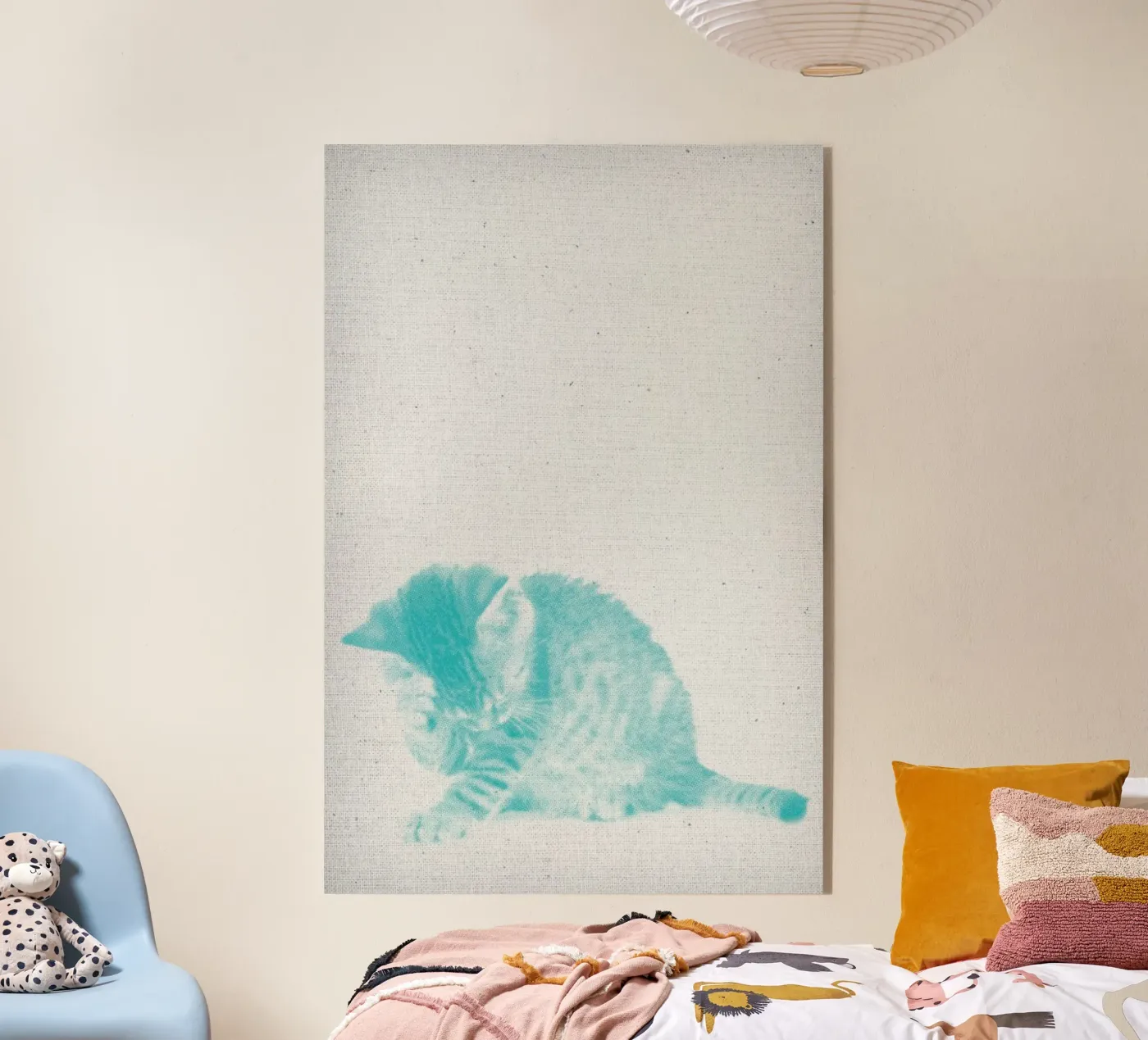 Kätzchen 02 acryl van Froilein Juno