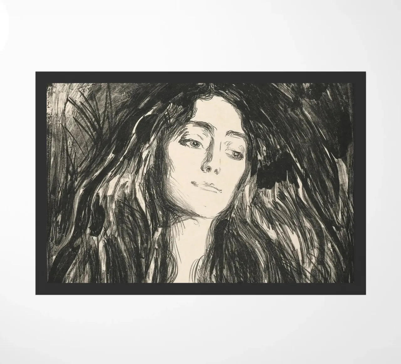 Edvard Munch - La spilla. Eva Mudocci zerbino da Timeless Artworks