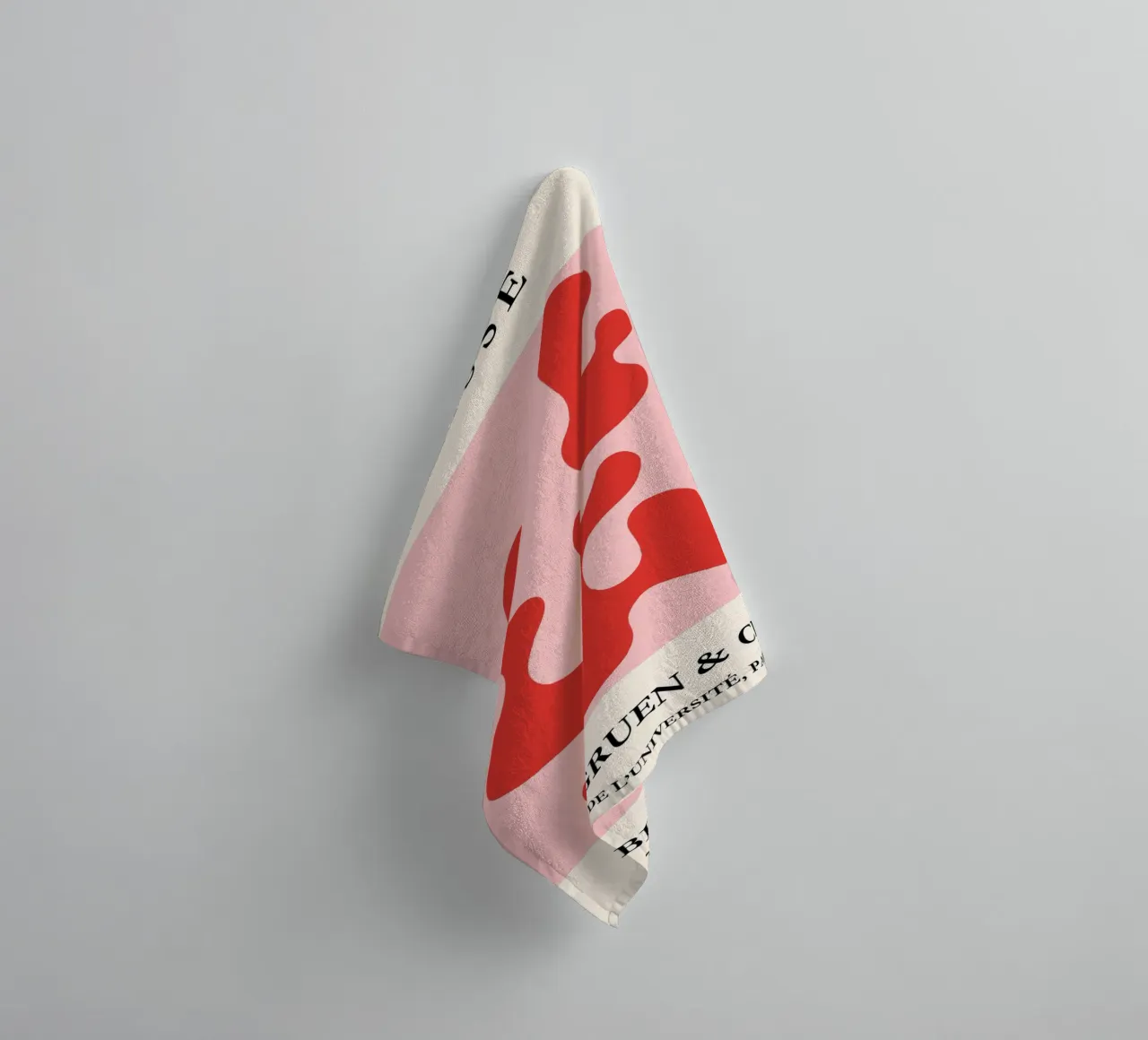 Bold & Blooming | Matisse-Inspired Abstract Print towel by PrintCessStudio