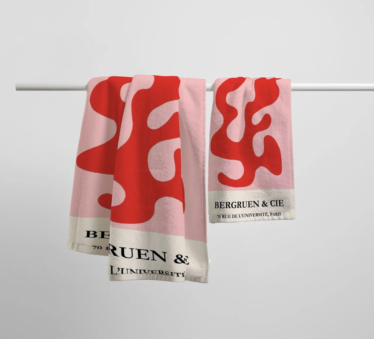 Bold & Blooming | Matisse-Inspired Abstract Print towel by PrintCessStudio
