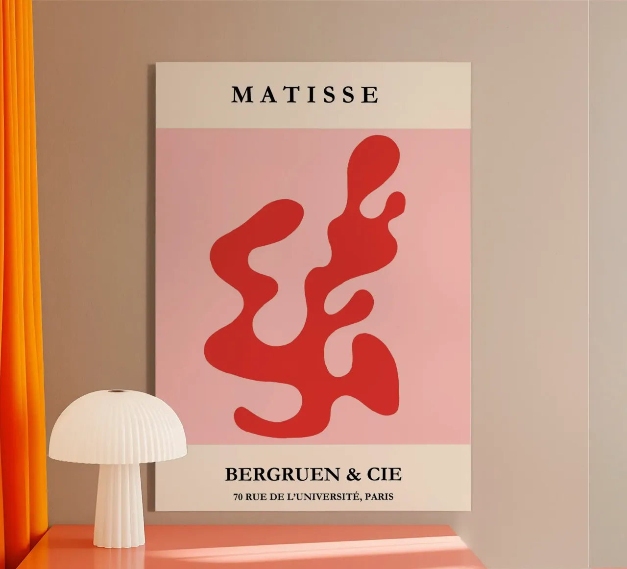 Bold & Blooming | Matisse-Inspired Abstract Print metacrilato de PrintCessStudio