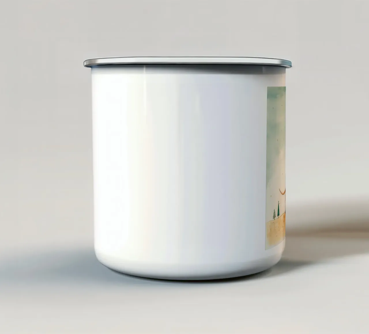 L'oritteropo minimale 2 tazza in smalto da Minimal Animal Art
