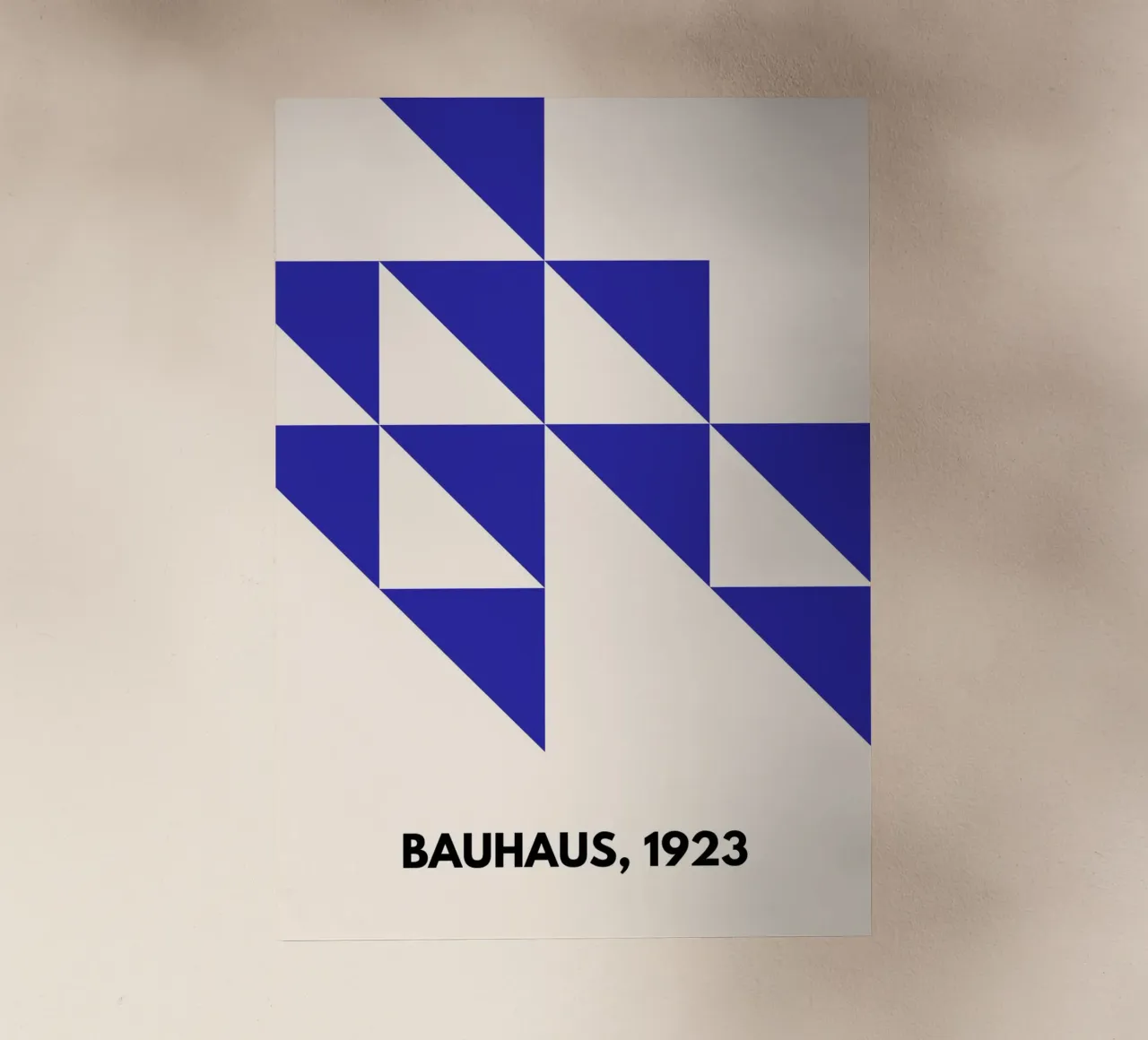 Blue Serenity | Abstract Bauhaus-Inspired Print pellicola backlit da PrintCessStudio