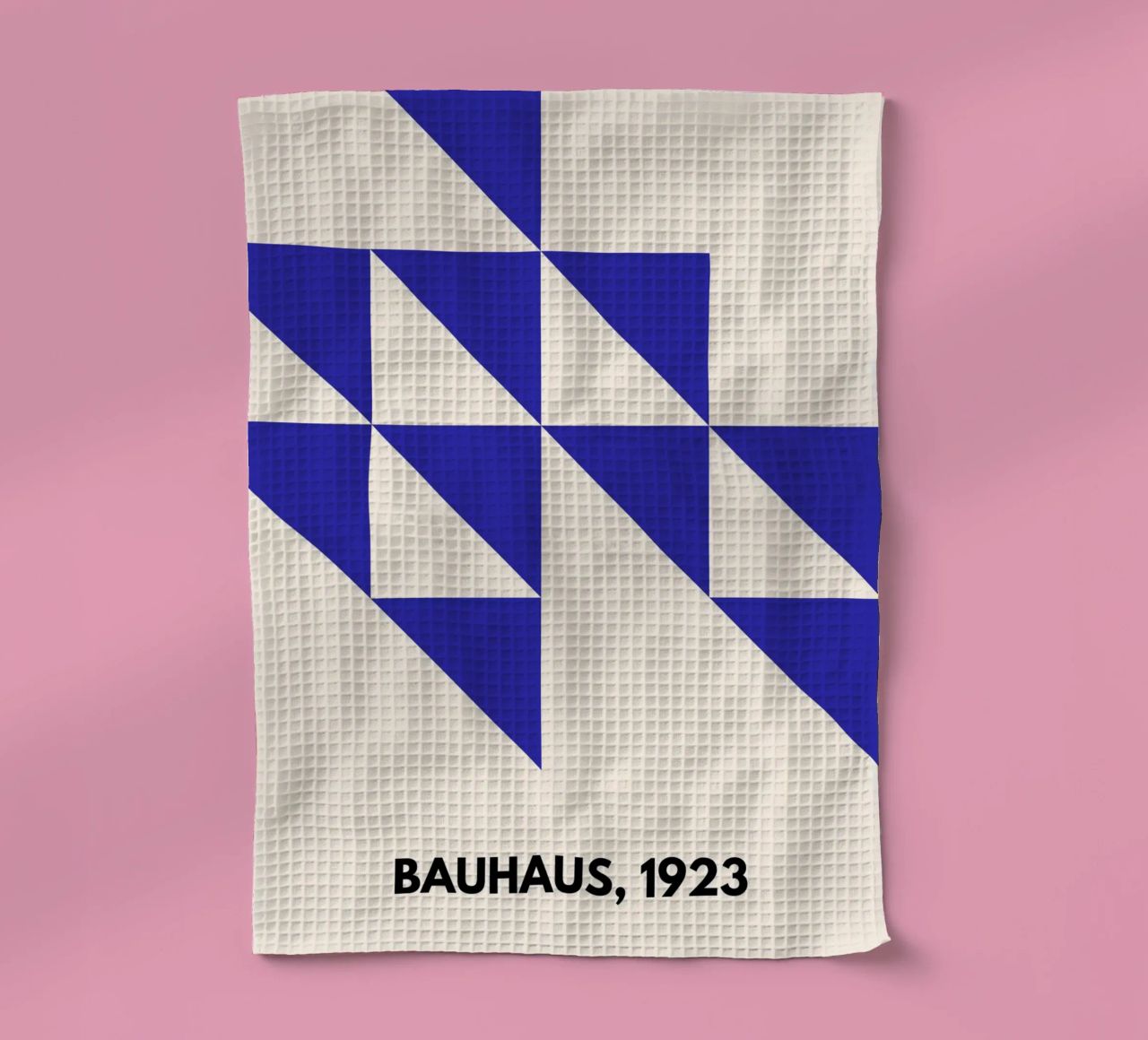 Blue Serenity | Abstract Bauhaus-Inspired Print paño de cocina de PrintCessStudio