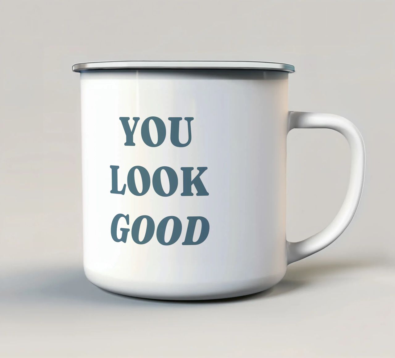 You Look Good tazza in smalto da lucky club