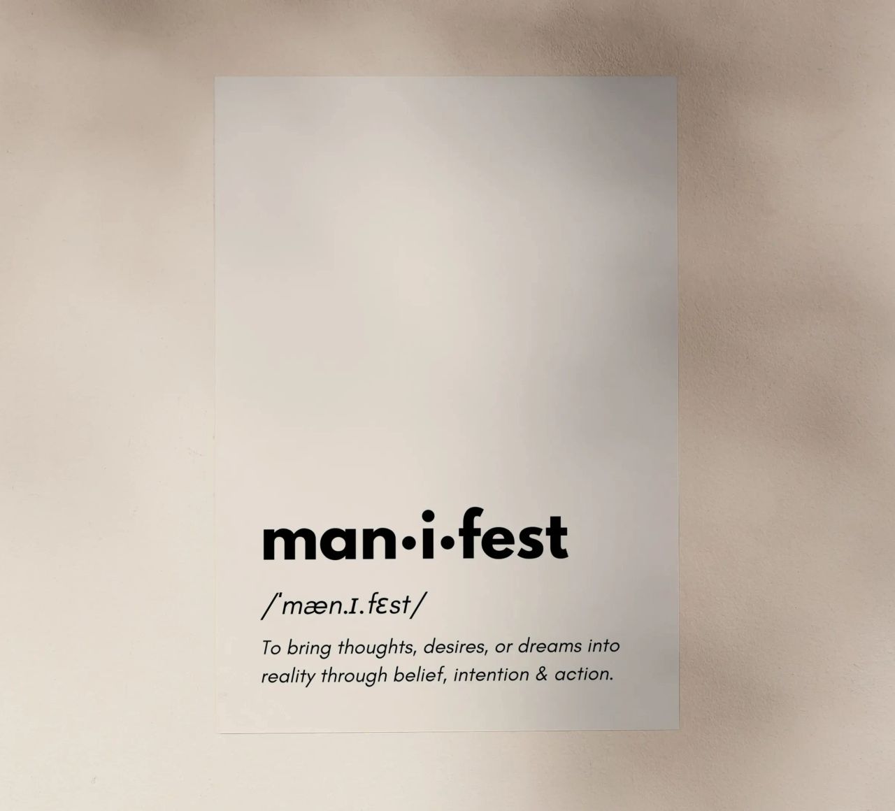 Manifest | Dictionary Style Print pellicola backlit da PrintCessStudio