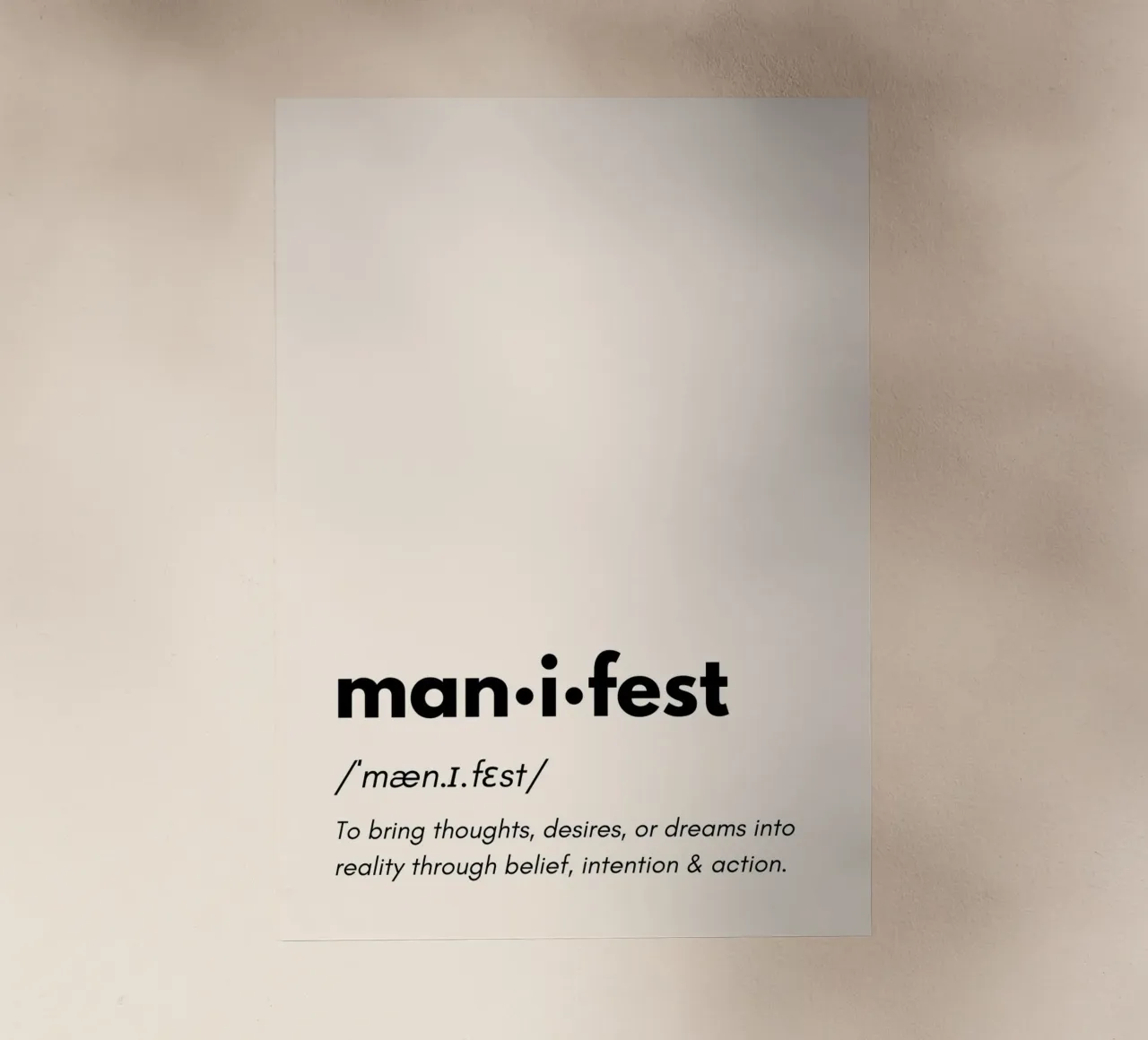 Manifest | Dictionary Style Print pellicola backlit da PrintCessStudio