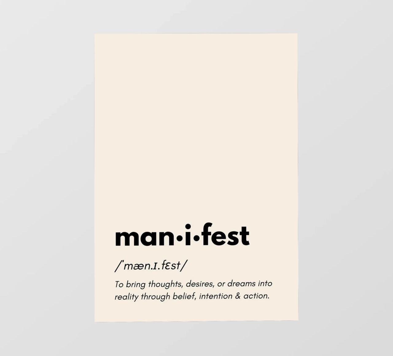 Manifest | Dictionary Style Print pellicola backlit da PrintCessStudio