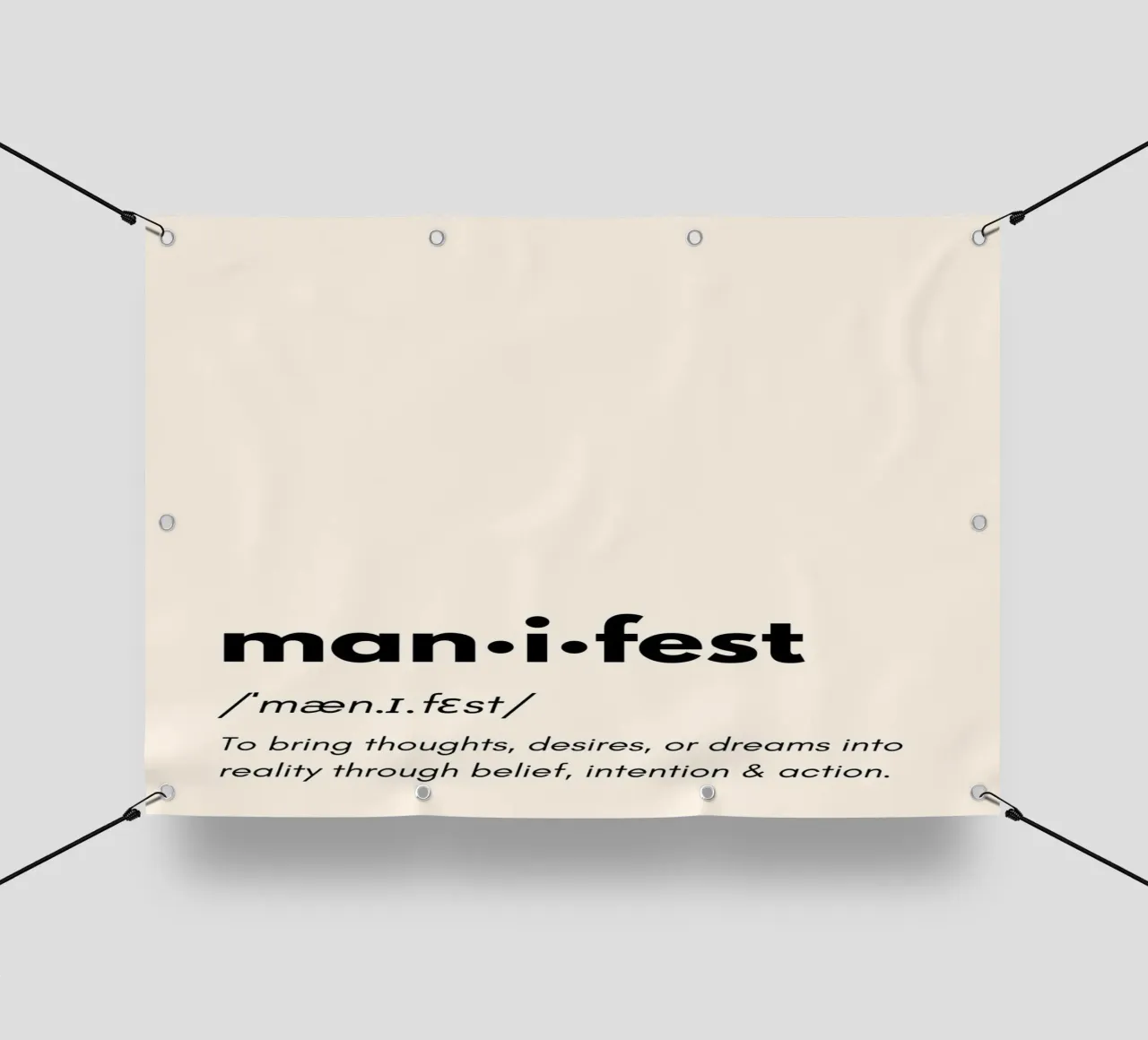 Manifest | Dictionary Style Print bâche pvc de PrintCessStudio