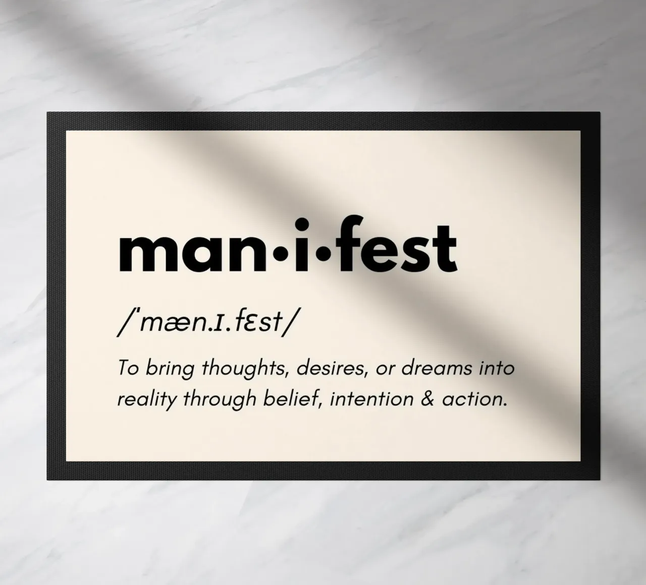 Manifest | Dictionary Style Print zerbino da PrintCessStudio