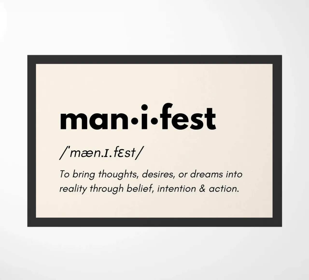 Manifest | Dictionary Style Print zerbino da PrintCessStudio