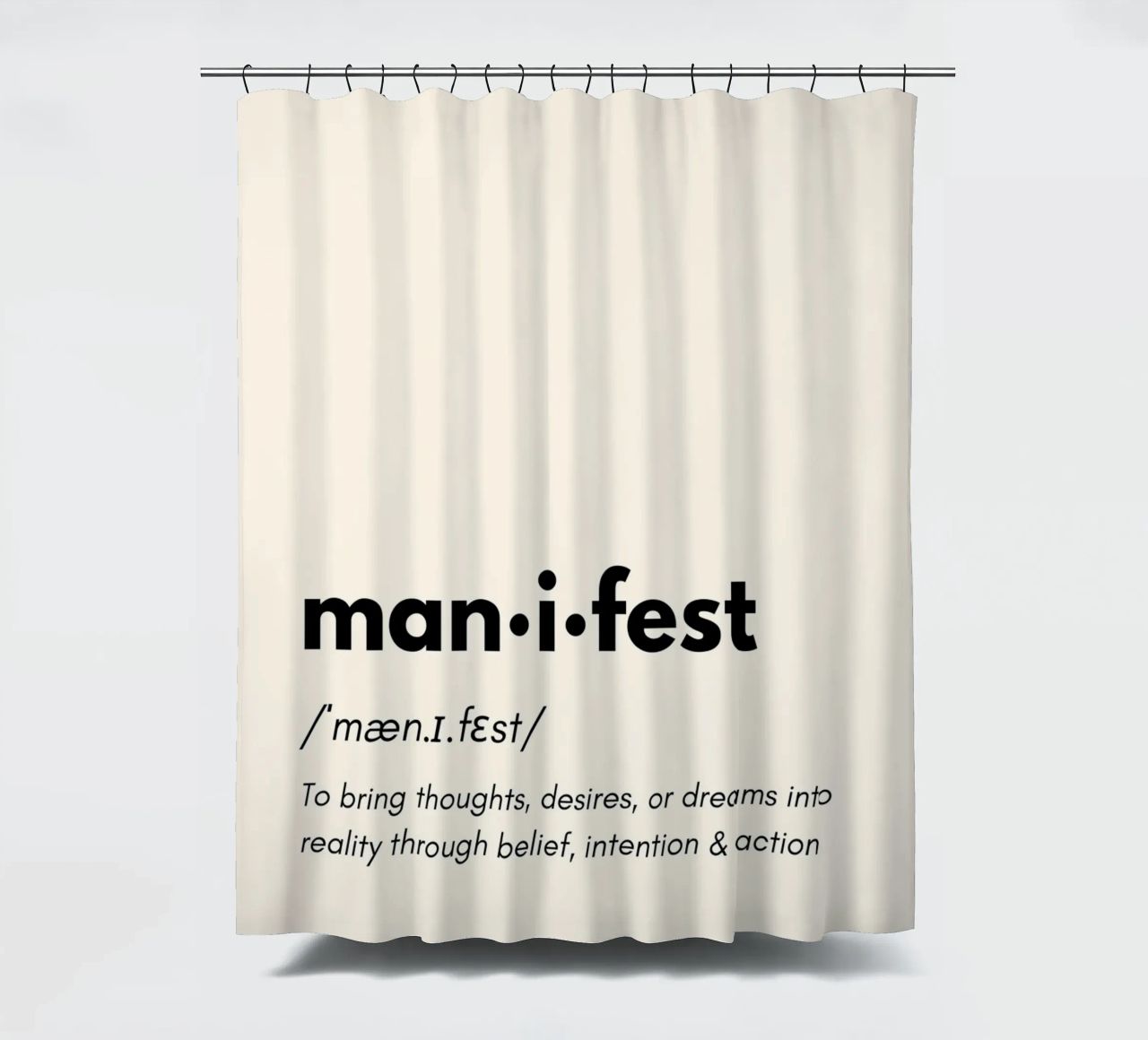 Manifest | Dictionary Style Print tenda da doccia da PrintCessStudio