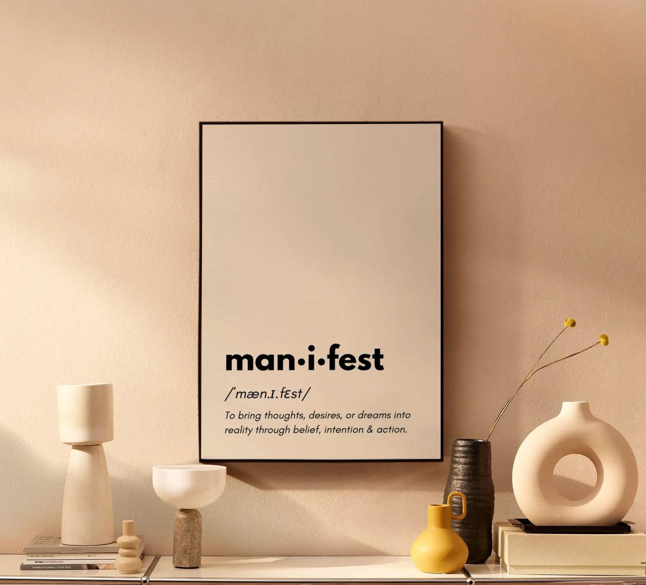 Manifest | Dictionary Style Print plexiglass da PrintCessStudio