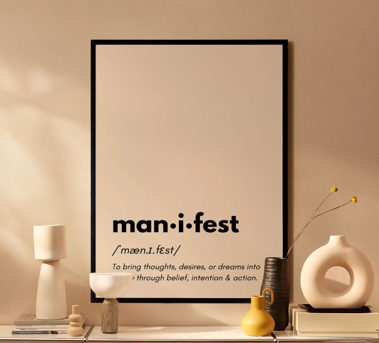 Manifest | Dictionary Style Print carta hahnemühle da PrintCessStudio