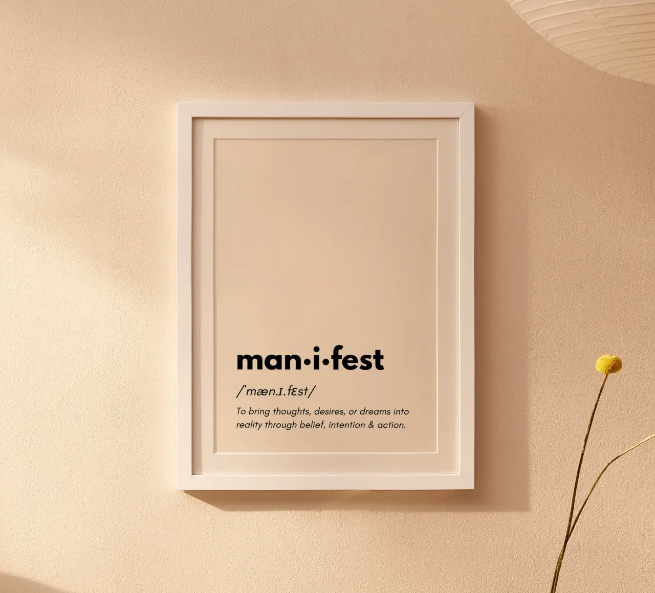 Manifest | Dictionary Style Print hahnemühle van PrintCessStudio