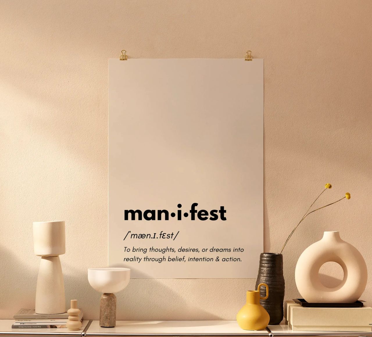 Manifest | Dictionary Style Print carta hahnemühle da PrintCessStudio