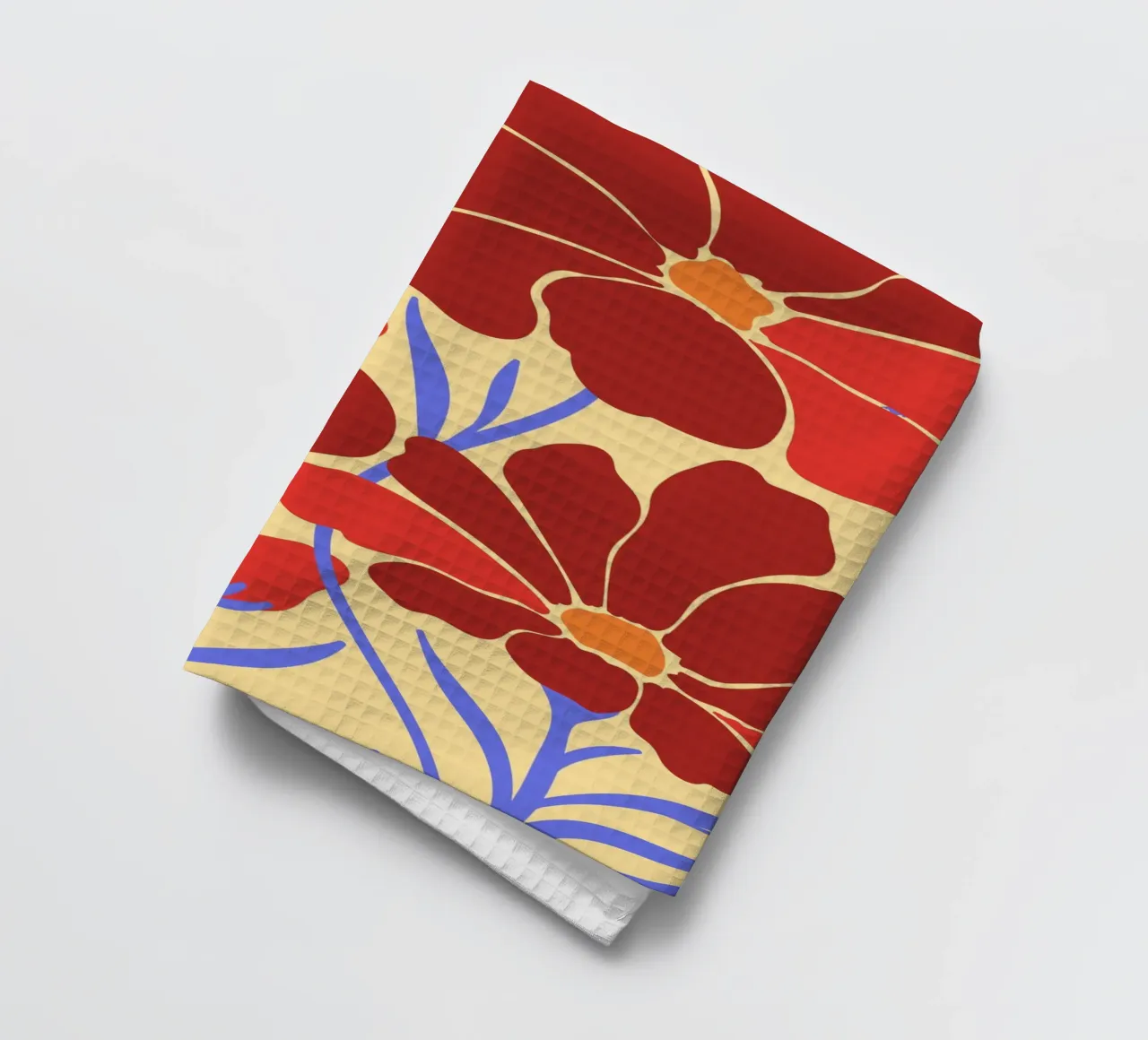 Abstract Botanical Bliss | Floral Art Print canovaccio da cucina da PrintCessStudio
