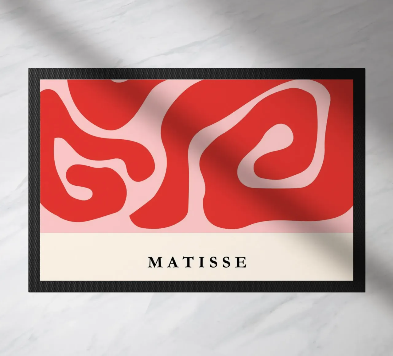 Red Swirls | Matisse-Inspired Abstract Art Print zerbino da PrintCessStudio