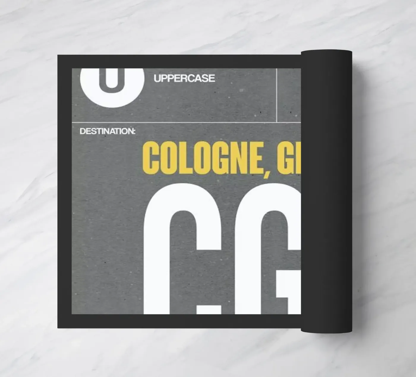 CGN - Cologne Fußmatte von Naxart