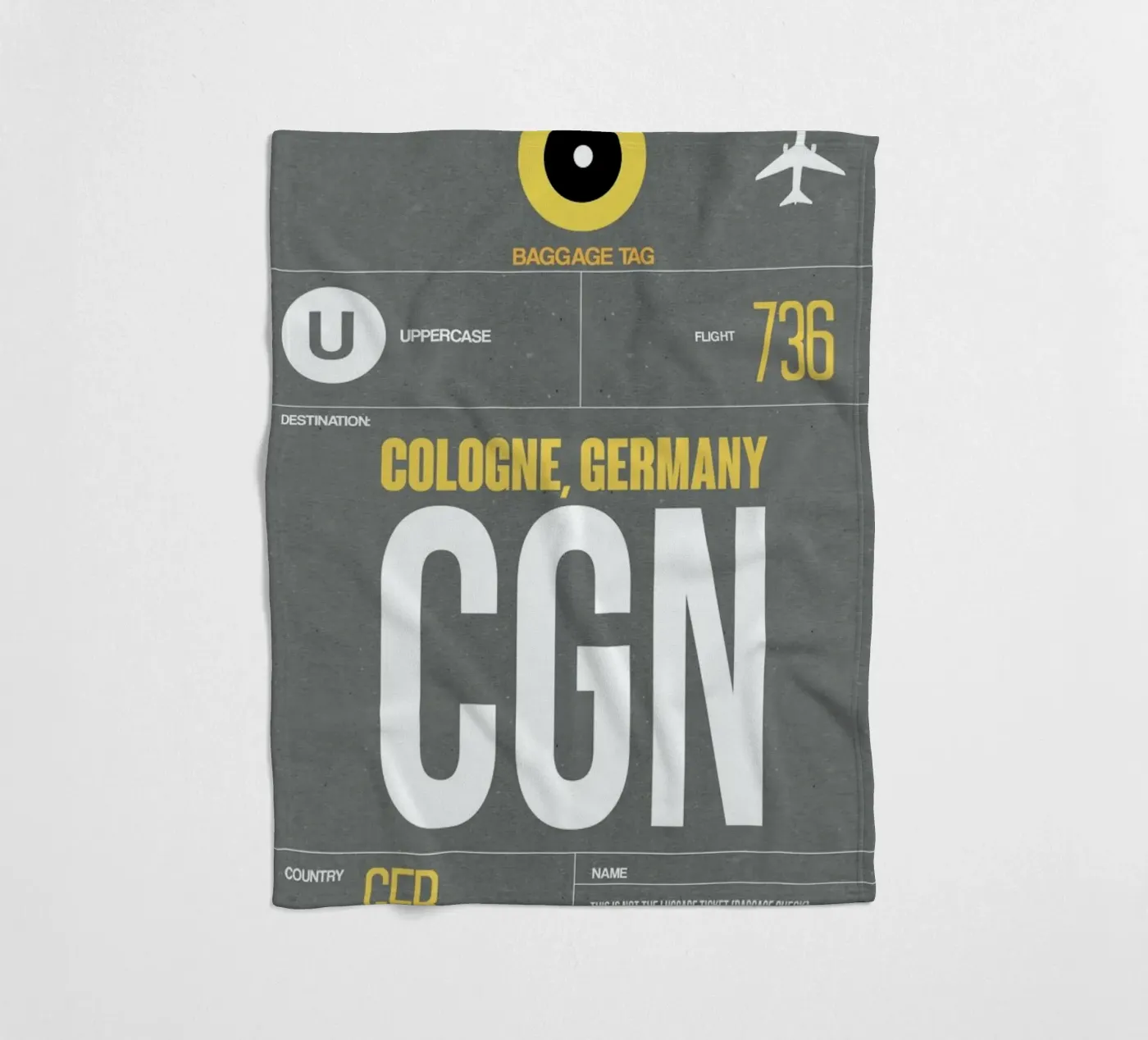 CGN - Cologne Fleecedecke von Naxart